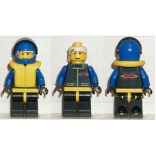 ext002 Extreme Team - Blue, Blue Helmet Plain